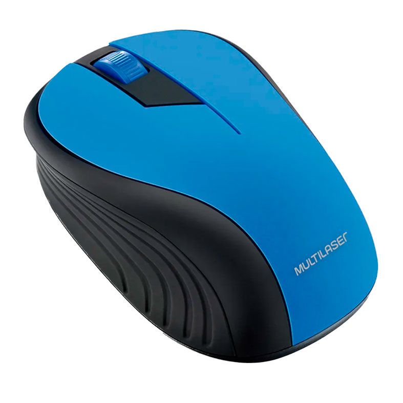 Mouse Multi Wireless 1200Dpi Preto/Azul, MO215