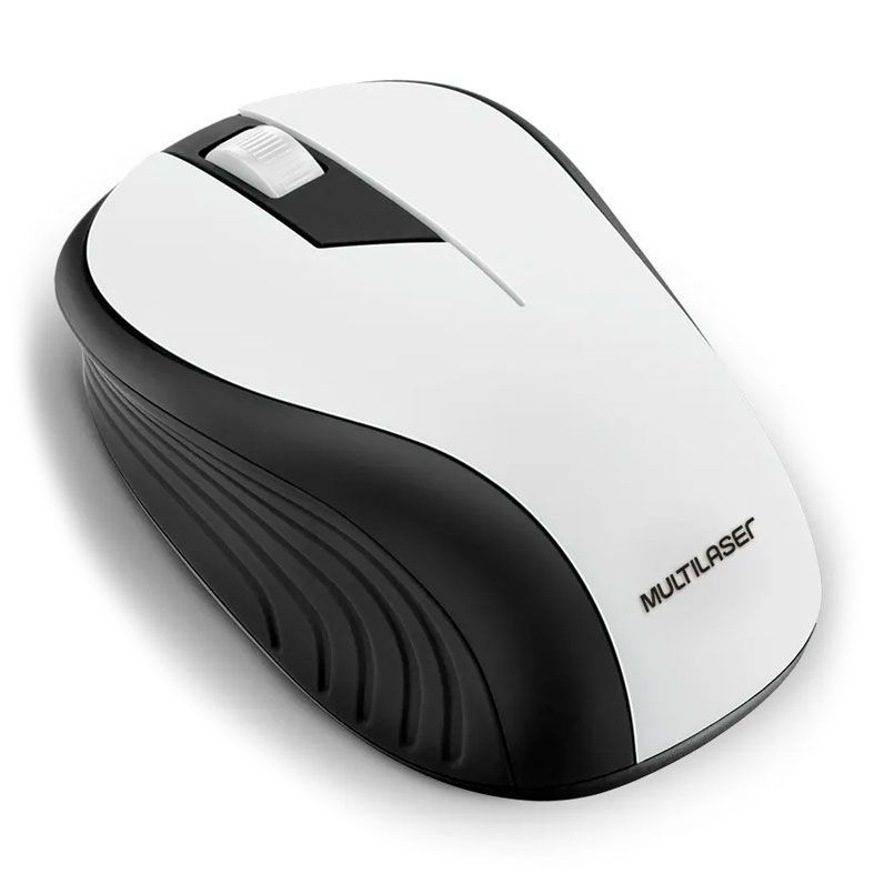 Mouse Multi Wireless 1200Dpi Preto/Branco, MO216