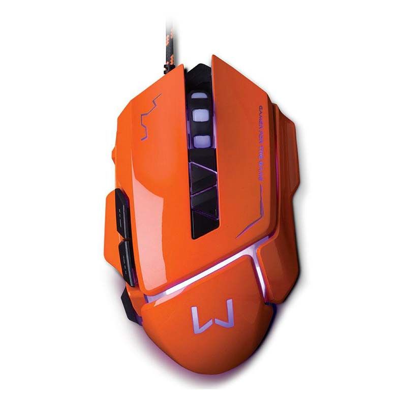 Mouse Multi Warrior 3200 Dpi Laranja, MO263