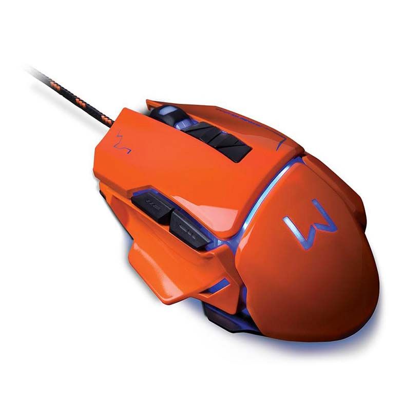 Mouse Multi Warrior 3200 Dpi Laranja, MO263