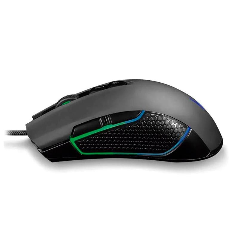 Mouse Gamer Multi Warrior Perseus RGB 4000DPI 9 Botoes USB, MO275