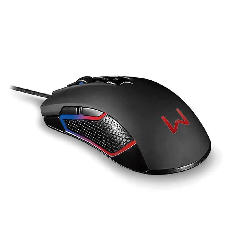 Mouse Gamer Multi Warrior Perseus RGB 4000DPI 9 Botoes USB, MO275