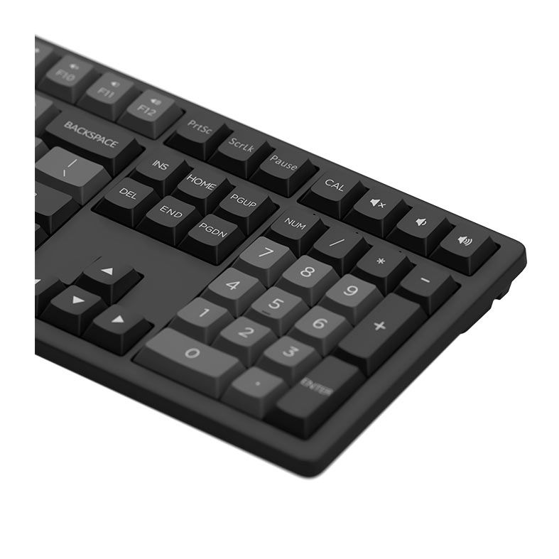 Kit Teclado e Mouse Monsgeek MX108, Bluetooth, 1200DPI, Preto e Prata , MONSGEEK-MX108-SILVER