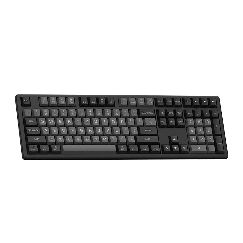 Kit Teclado e Mouse Monsgeek MX108, Bluetooth, 1200DPI, Preto e Prata , MONSGEEK-MX108-SILVER