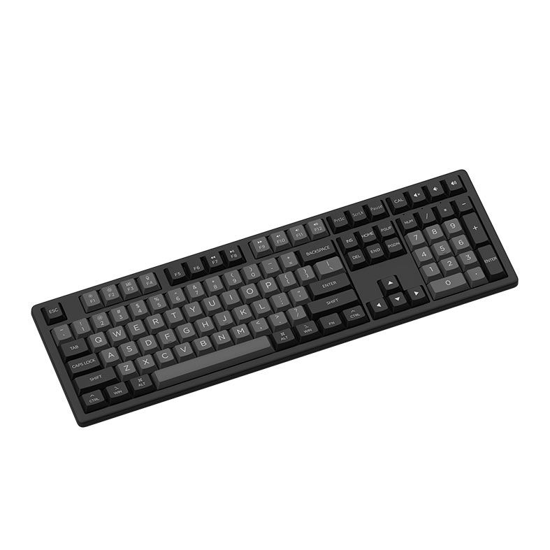 Kit Teclado e Mouse Monsgeek MX108, Bluetooth, 1200DPI, Preto e Prata , MONSGEEK-MX108-SILVER