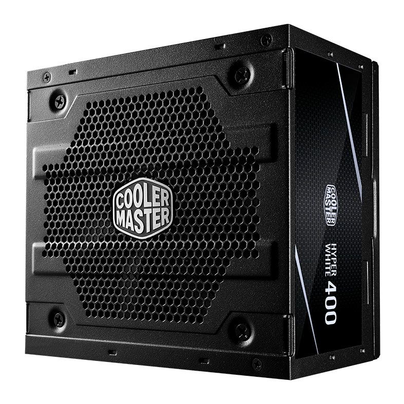 Fonte Cooler Master Hyper White 400, 400W, 80 Plus Standard, Preto, MPE-4001-ACAAN-HBR