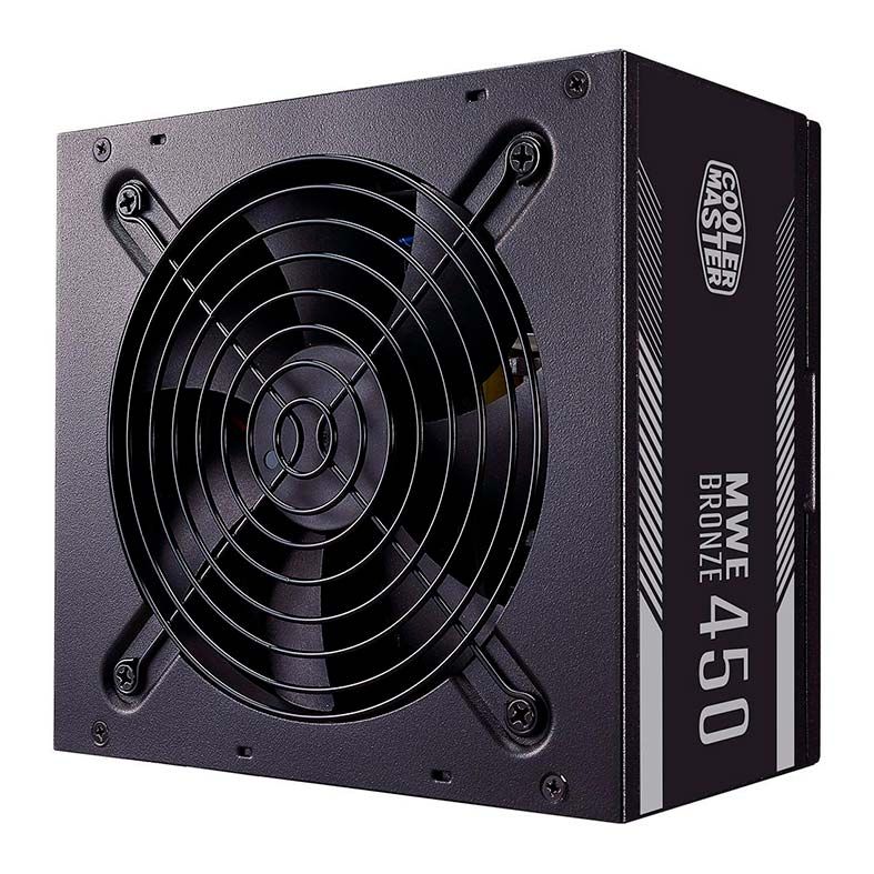 Fonte Cooler Master MWE 450, 450W, Bronze 80 Plus, Preto, MPE-4501-ACAAB-BR