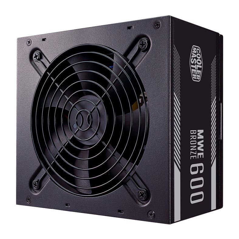 Fonte Cooler Master MWE 600, 600W, 80 Plus Bronze, Preto, MPE-6001-ACAAB-BR