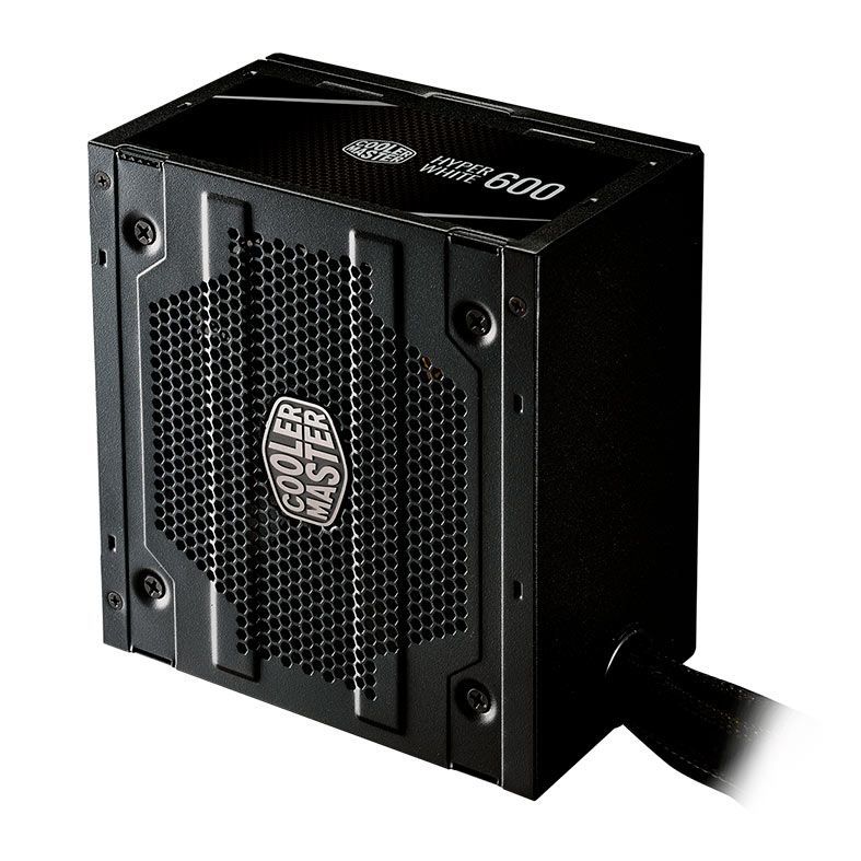 Fonte Cooler Master Hyper White 600, 600W, 80 Plus, Preto, MPE-6001-ACAAN-HBR