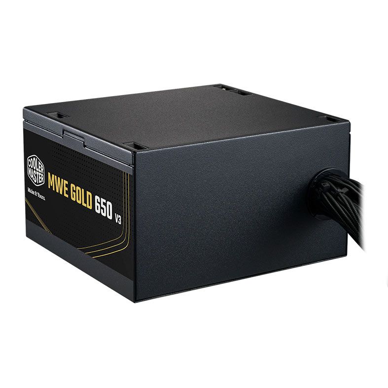 Fonte Cooler Master MWE Gold 650 V3, 650W, ATX 3.1, 80 Plus Gold, Preto, MPE-6502-ACAAG-3BBR