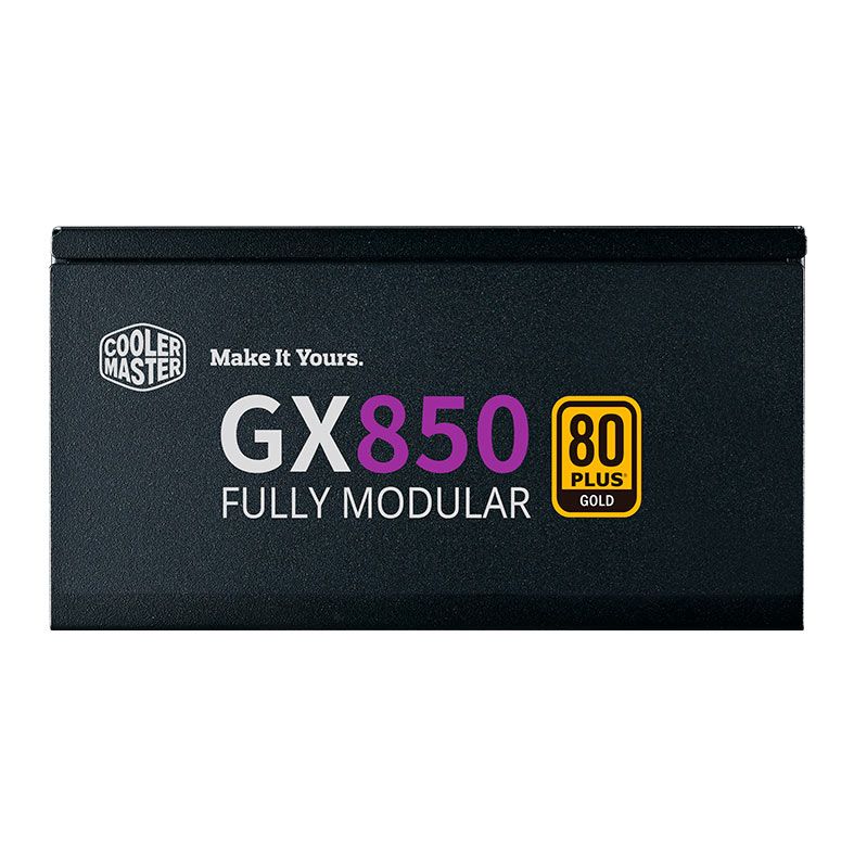 Fonte Cooler Master GX850 Gold, 850W, Full Modular, 80 Plus Gold, Preto, MPE-8501-AFAAG-W1