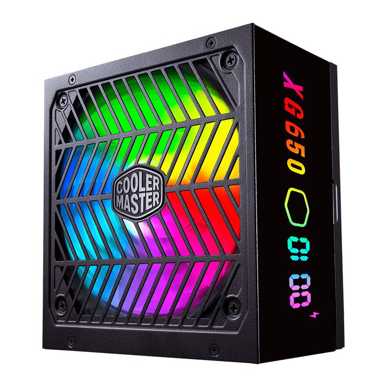 Fonte Cooler Master XG Plus 650 Platinum, 650W, ARGB, Full Modular, 80 Plus Platinum, Preto, MPG-6501-AFBAP-XWO
