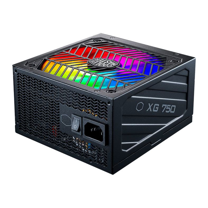 Fonte Cooler Master XG Plus 750 Platinum, 750W, ARGB, Full Modular, 80 Plus Platinum, Preto, MPG-7501-AFBAP-XWO