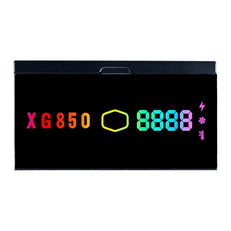 Fonte Cooler Master XG Plus 850 Platinum, 850W, ARGB, Full Modular, 80 Plus Platinum, Preto, MPG-8501-AFBAP-XWO