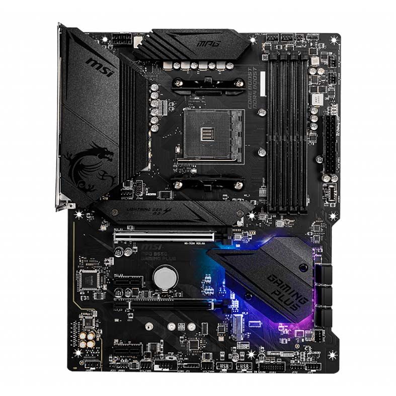 Placa Mae MSI MPG B550 Gaming Plus DDR4 Socket AM4 Chipset AMD B550
