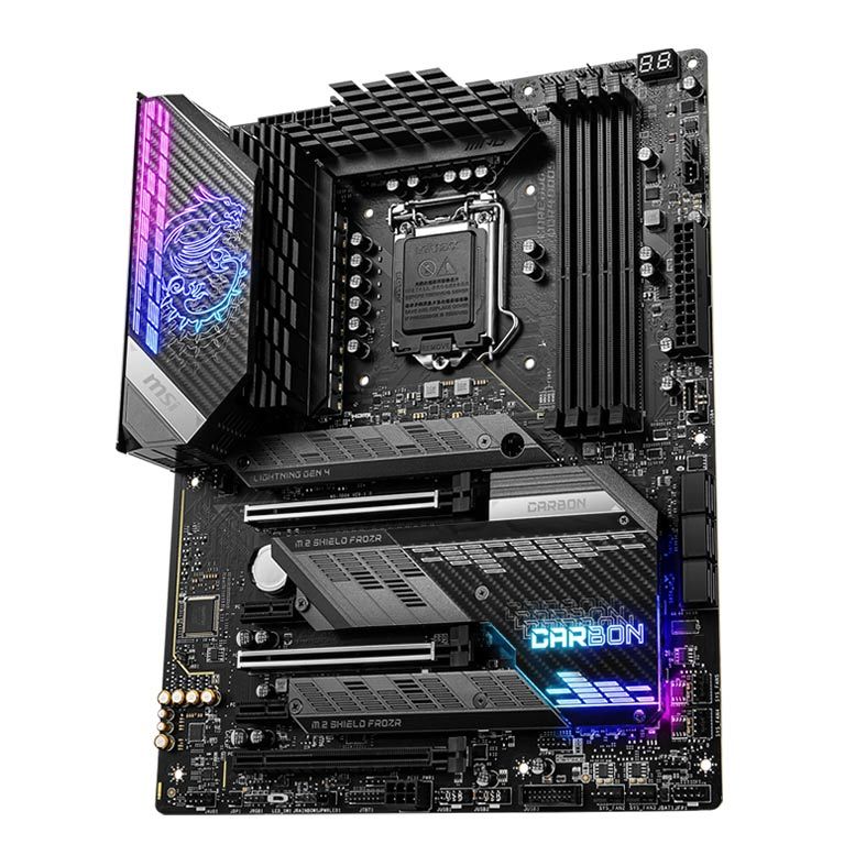 Placa Mae MSI MPG Z590 Gaming Carbon Wifi, DDR4, Socket LGA1200, ATX, Chipset Intel Z590, MPG Z590 GAMING CARBON WIFI