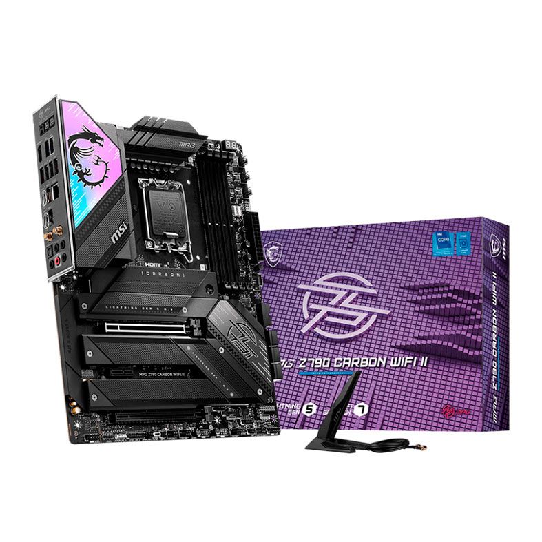 Placa Mae MSI MPG Z790 Carbon Wifi II, DDR5, Socket LGA 1700, ATX, Chipset Intel Z790, MPG-Z790-CARBON-WIFI-II