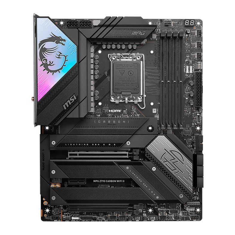 Placa Mae MSI MPG Z790 Carbon Wifi II, DDR5, Socket LGA 1700, ATX, Chipset Intel Z790, MPG-Z790-CARBON-WIFI-II