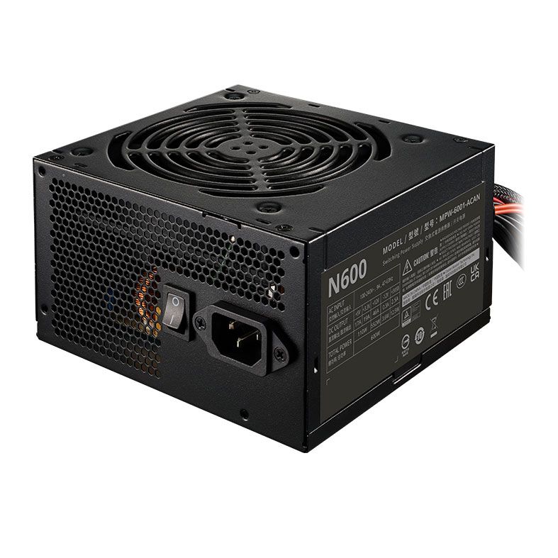 Fonte Cooler Master Elite Nex N600, Full Range, 600W, Preto, MPW-6001-ACAN-BWO
