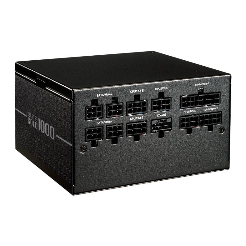 OPENBOX Fonte Cooler Master Elite Gold, 1000W, Full Modular, ATX 3.1, 80 Plus Gold, Preto, MPW-A001-AFAG-BBR