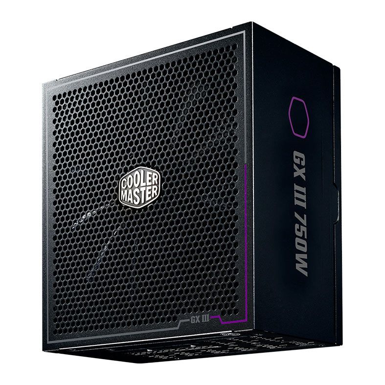 Fonte Cooler Master GX III 750 Gold, 750W, PCI-E 5.0, Full Modular, 80 Plus Gold, Preto, MPX-7503-AFAG-BWO