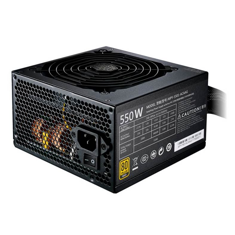 Fonte Cooler Master MWE 550W Gold 80 Plus, MPY-5501-ACAAG-WO