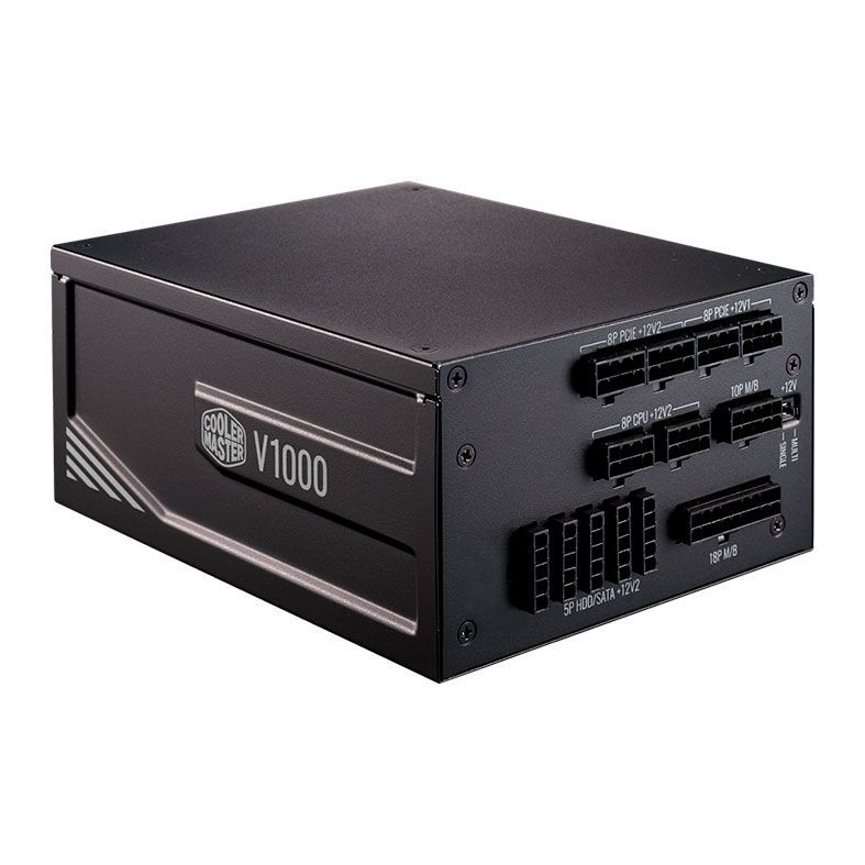 Fonte Cooler Master V1000, 1000W, Full-Modular, 80 Plus Platinum, Preto, MPZ-A001-AFBAPV-WO