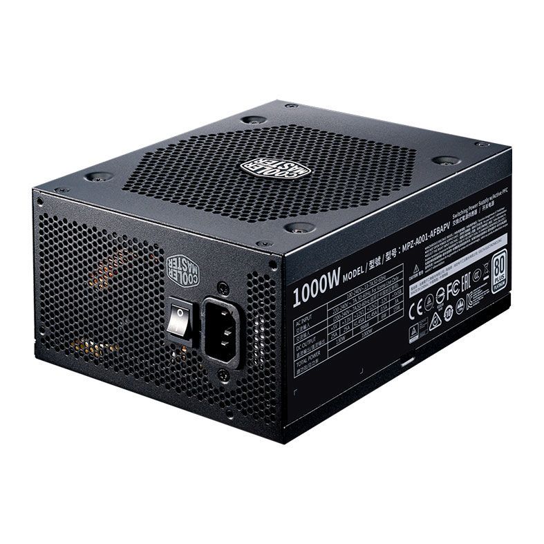 Fonte Cooler Master V1000, 1000W, Full-Modular, 80 Plus Platinum, Preto, MPZ-A001-AFBAPV-WO