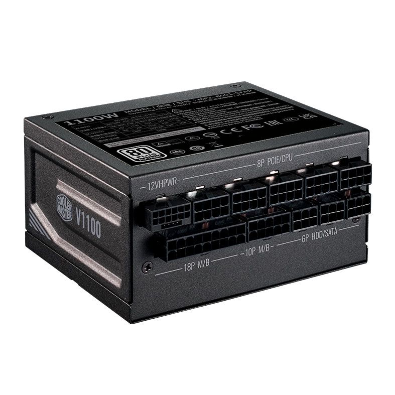 Fonte Cooler Master V 1100 SFX, 1100W, PCI-e 5.0, Full Modular, 80 Plus Platinum, Preta, MPZ-B001-SFAP-BBR