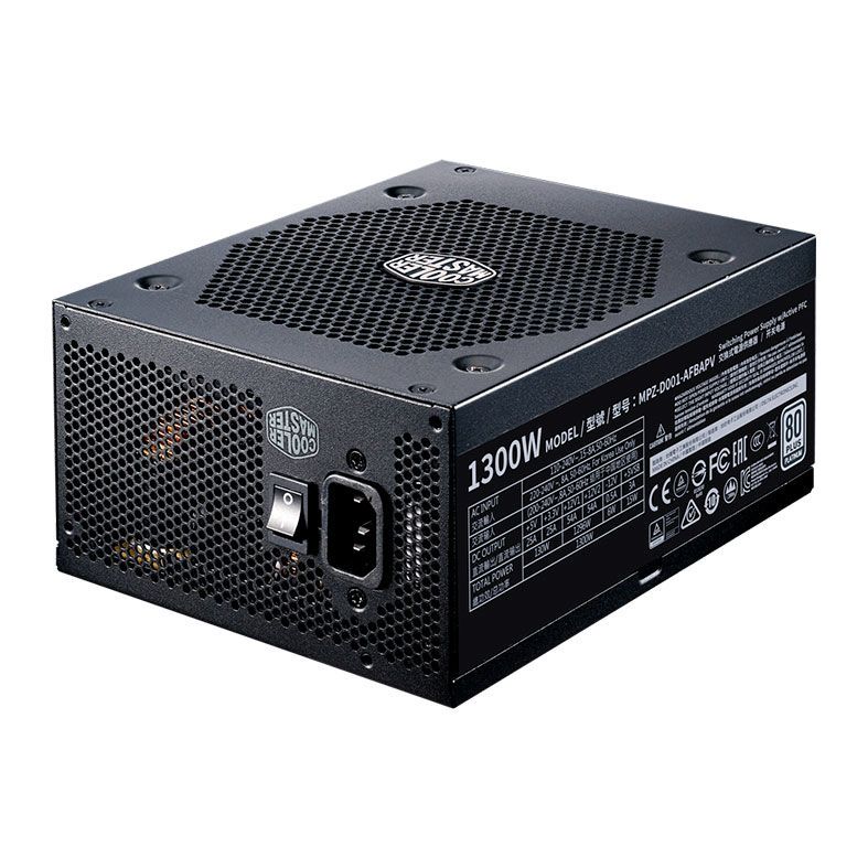 Fonte Cooler Master V1300, 1300W, Full-Modular, 80 Plus Platinum, Preto, MPZ-D001-AFBAPV-WO