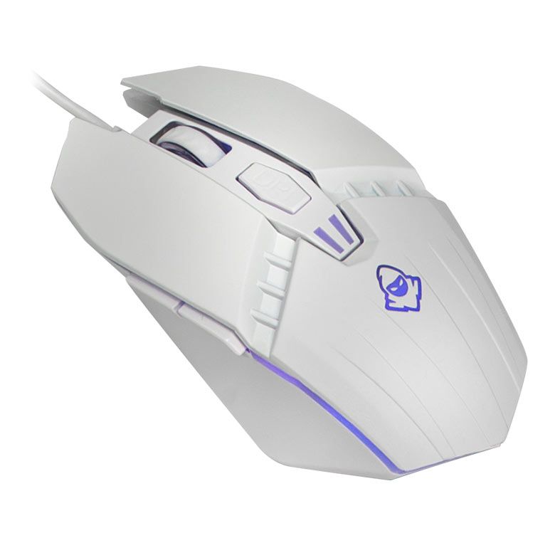 OPENBOX Combo Gamer Mancer ORC V2 4x1, Rainbow, Teclado ABNT2, Mouse 6400DPI, Mousepad Pequeno, Headset Drivers 40mm, Branco, MRC-ORC2-WH01