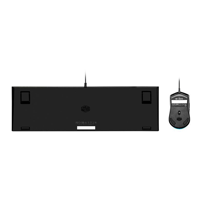 Kit Teclado e Mouse Cooler Master MS111 RGB, MS-111-KKMF1-BR