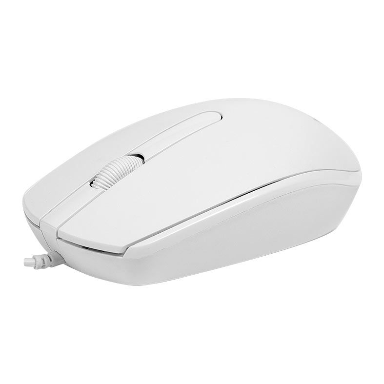 Mouse Marvo MS003, 1000DPI, 3 Botoes, Branco, MS003-WH