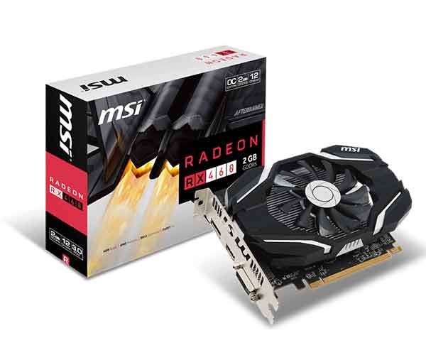 Placa de Vídeo MSI Radeon RX 460 2G OC