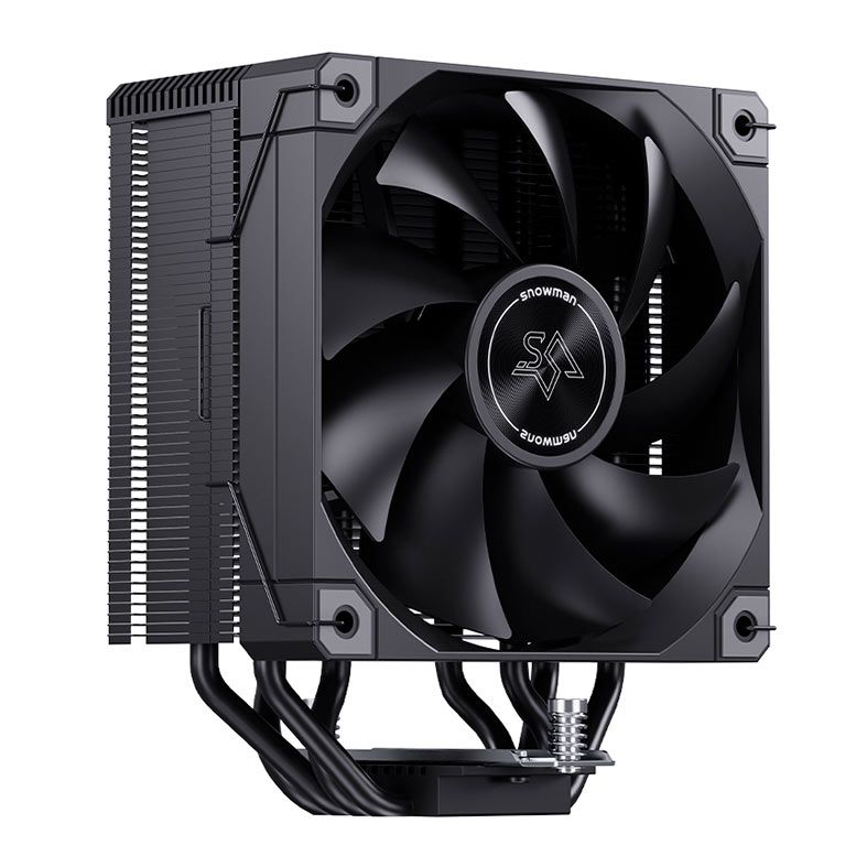 Cooler Para Processador Snowman MT4 V4, 120mm, Preto, MT4-V4D-BK