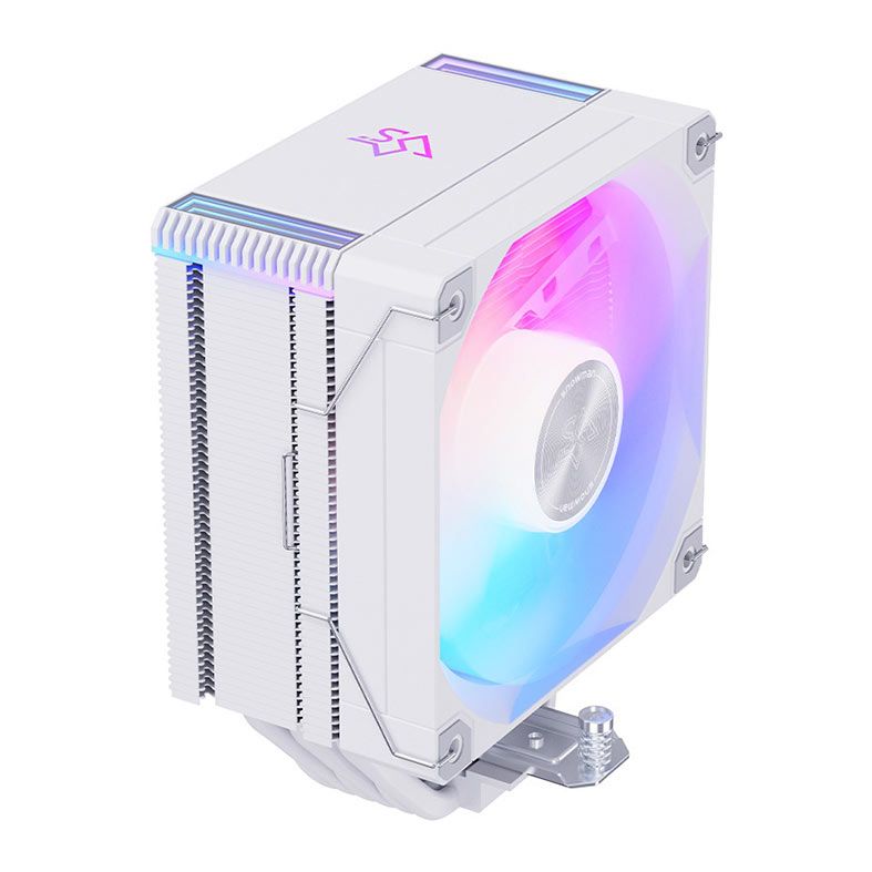 Cooler Para Processador Snowman MT6 V4, ARGB, 120mm, Branco, MT6-V4-WH-ARGB