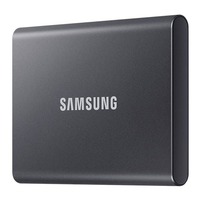 SSD Externo Samsung T7, 1TB, USB 3.2, Cinza, MU-PC1T0T-WW