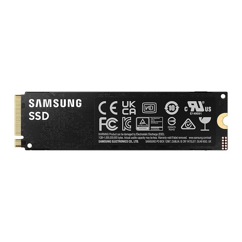 SSD Samsung 990 PRO, 2TB, M.2 2280, PCIe NVMe, Leitura 7450 MB/s, Gravacao 6900 MB/s, MZ-V9P2T0BW