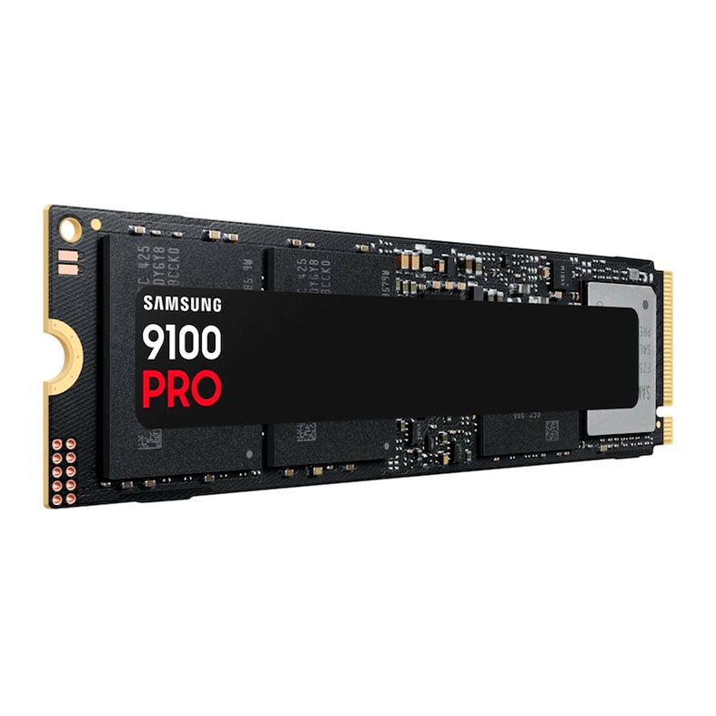 SSD Samsung 9100 Pro, 4TB, M.2 2280, PCIe NVMe, Leitura 14800MB/s, Gravacao 13400MB/s, MZ-VAP4T0B-AM