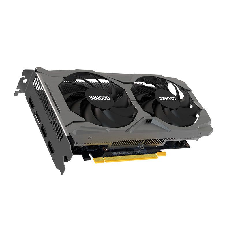 Placa de Video INNO3D GeForce GTX 1650 Twin X2 OC V3, 4GB, GDDR6, 128-bit, N16502-04D6X-171330N