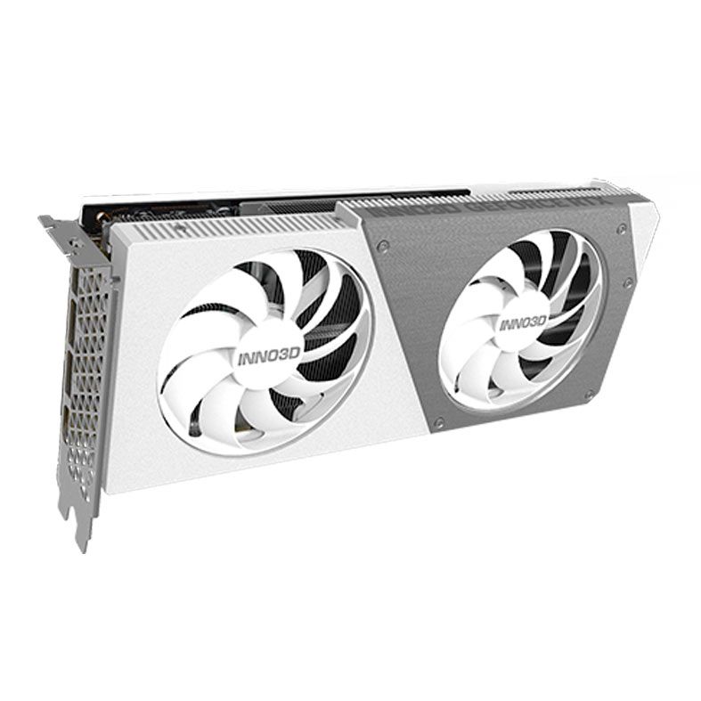 Placa de Video INNO3D GeForce RTX 4070 Ti Super Twin X2 OC White, 16GB, GDDR6X, 256-bit, N407TS2-166XX-186156W