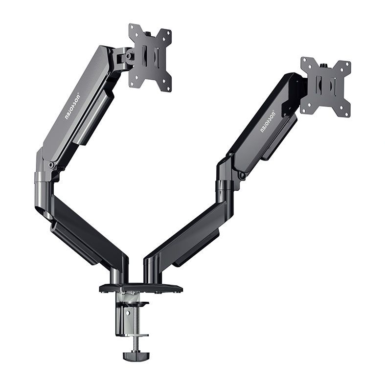 Suporte Articulado Para Dois Monitores Nbjohson GS-MRZ06, 13 Pol a 32 Pol, Preto, NB-GS-MRZ06-BK