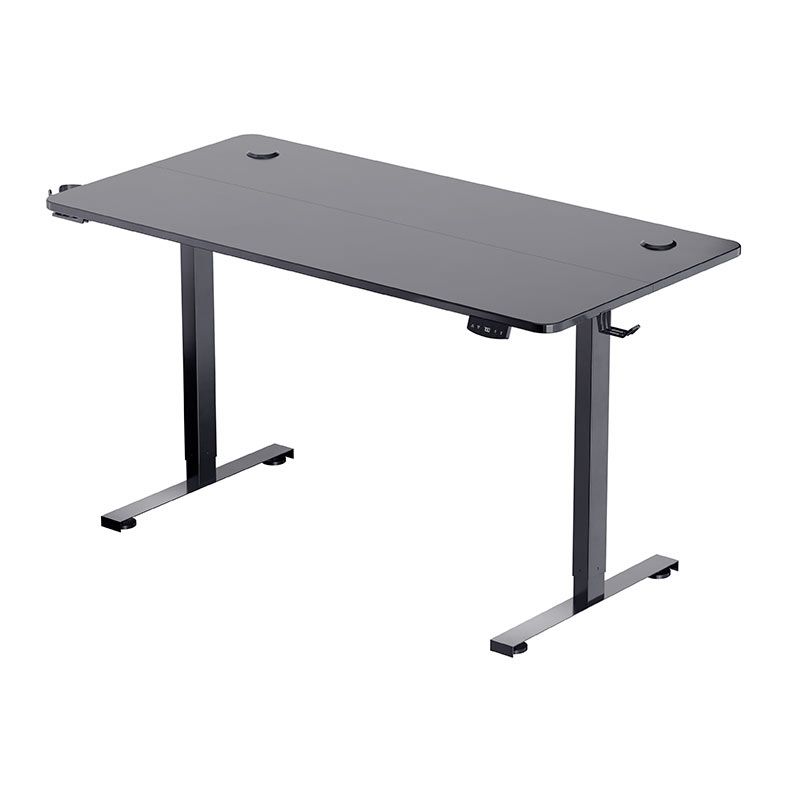 Mesa Gamer Nbjohson Lite, 140cm, Com Regulagem de Altura, 1 Motor, Preto, NB-LITE-BK-140
