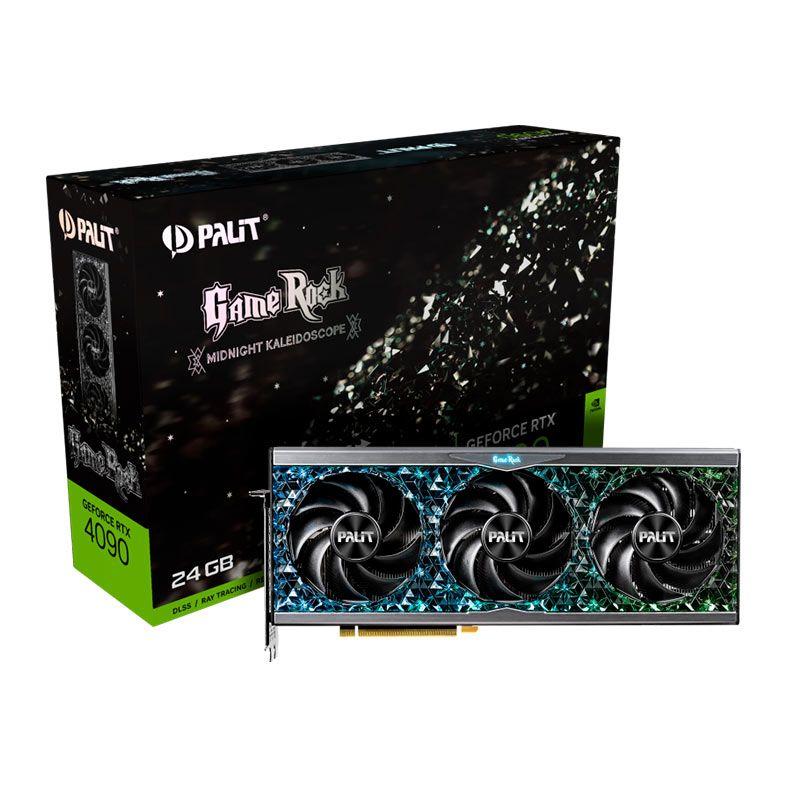 Placa de Video Palit GeForce RTX 4090 Game Rock, 24GB, GDDR6X, 384-bit, NED4090019SB-1020G