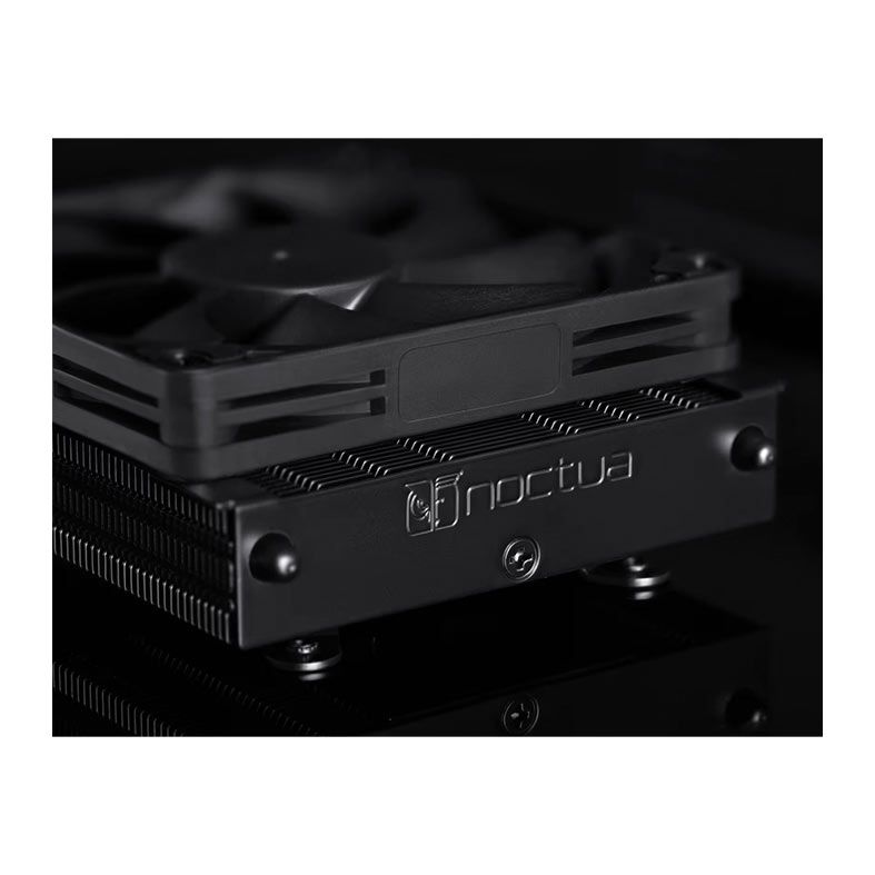 Cooler Para Processador Noctua NH-L9a-AM4 chromax, 92mm, Preta, NH-L9A-AM4-CH.BK
