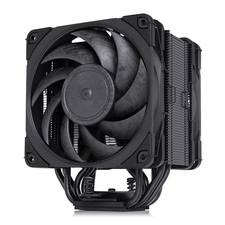 Cooler Para Processador Noctua NH-U12A chromax, 120mm, Preta, NH-U12A-CH.BK