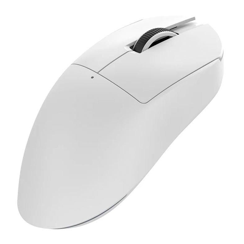 OPENBOX Mouse Gamer Ajazz NJ08, 12800DPI, 6 Botoes, Tri-Mode, Branco, NJ08-WH