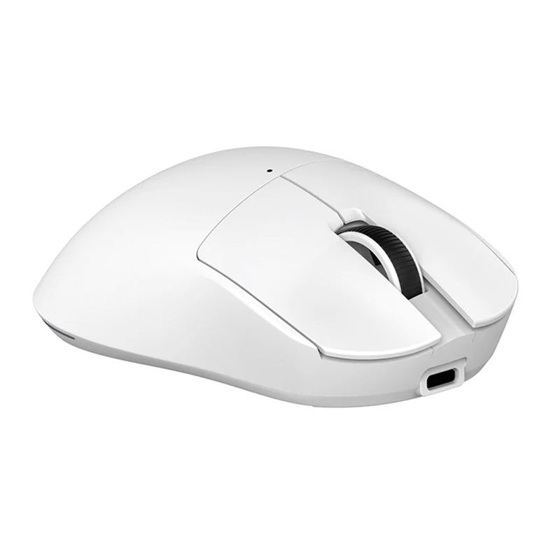 OPENBOX Mouse Gamer Ajazz NJ08, 12800DPI, 6 Botoes, Tri-Mode, Branco, NJ08-WH