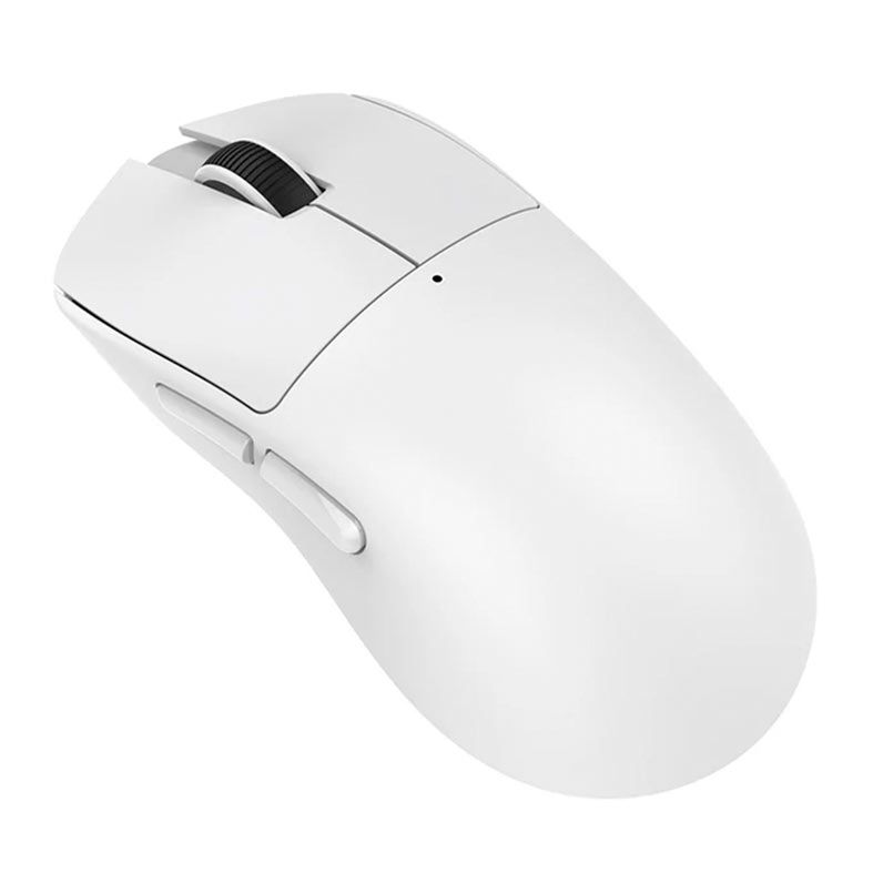 OPENBOX Mouse Gamer Ajazz NJ08, 12800DPI, 6 Botoes, Tri-Mode, Branco, NJ08-WH
