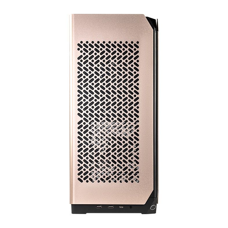 Gabinete Gamer Cooler Master Ncore 100 Max, Com 1 Fan, Fonte 850W e Water Cooler 120mm, Bronze, NR100-ZNNN85-SL0